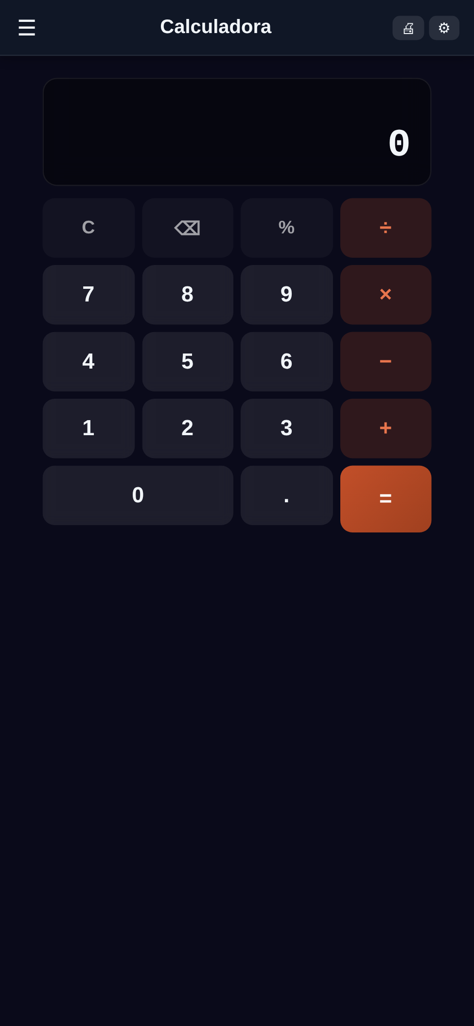 Calculadora - posCUB v1.0