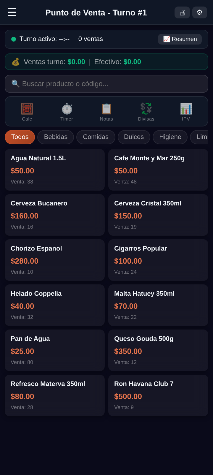 Punto de Venta - posCUB
