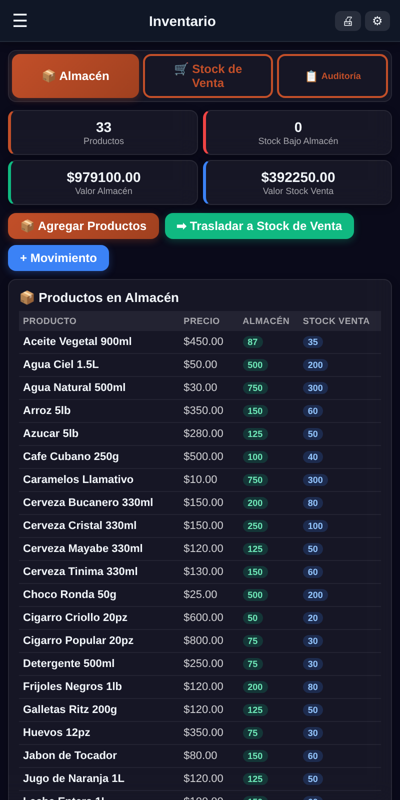 Inventario